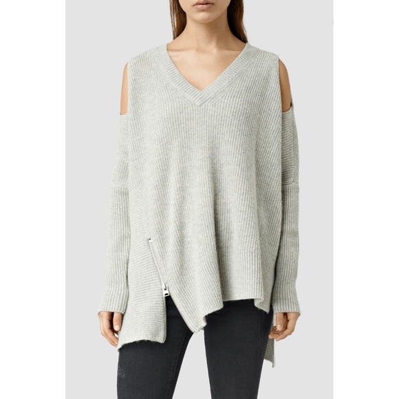 All Saints Sweaters - All Saints Able Open Shoulder Sweater